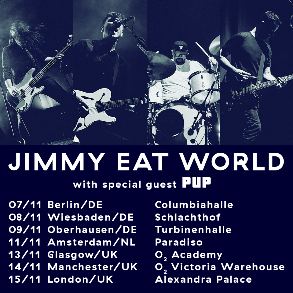 Jimmy Eat World Announce November 2024 UK Dates 1 Jimmy Eat World UK tour 2024