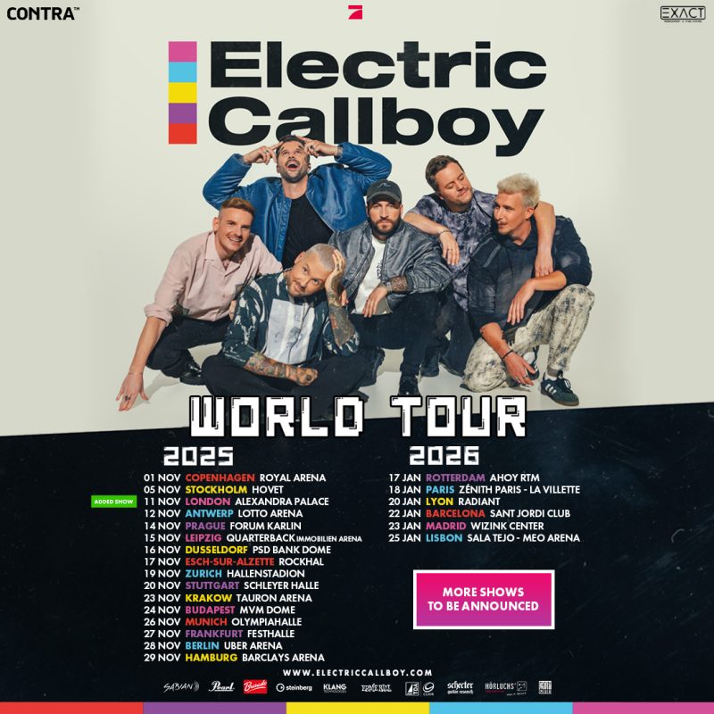 Electric Callboy Return with 'Elevator Operator' 1 Electric Callboy World Tour 2025 -2026