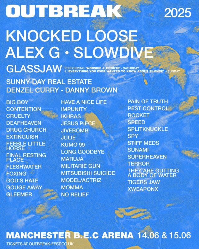 Glassjaw and More Added to Outbreak Fest 2025 Glassjaw News