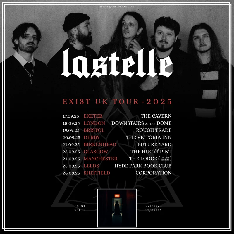 Lastelle September 2025 UK Tour