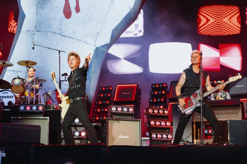 Green Day at Download Festival 2025. Photograph by Photo Credit: Todd Owyoung and Download Festival.