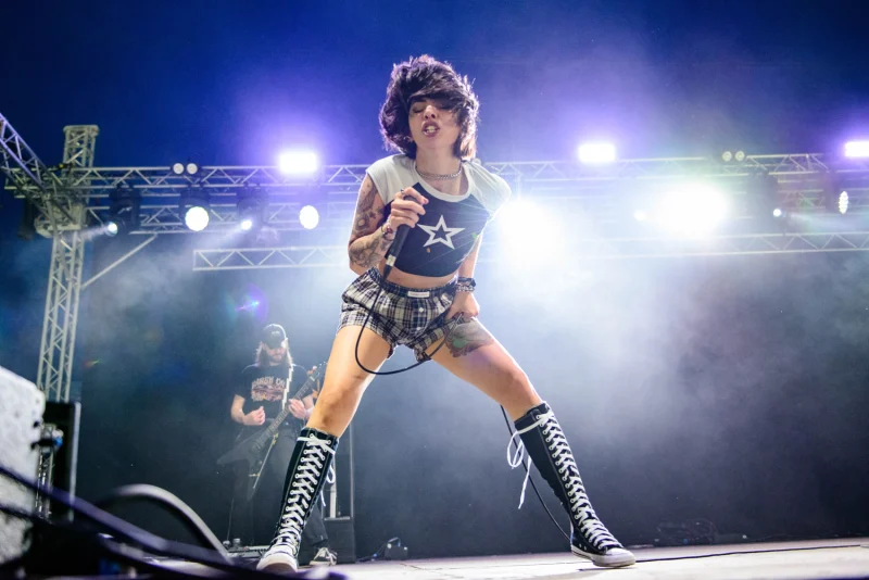 Karen Dió at Download Festival 2025. Photograph byCarolina Faruolo and Download Festival 2025