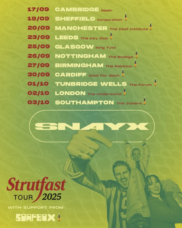 Snayx UK Tour