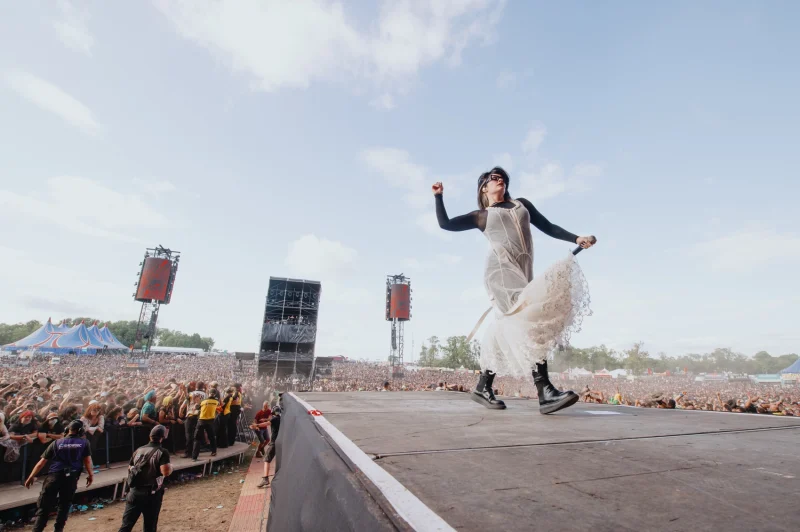 Spiritbox at Download Festival 2025. Photography by Matt Higgs and Download Festival.