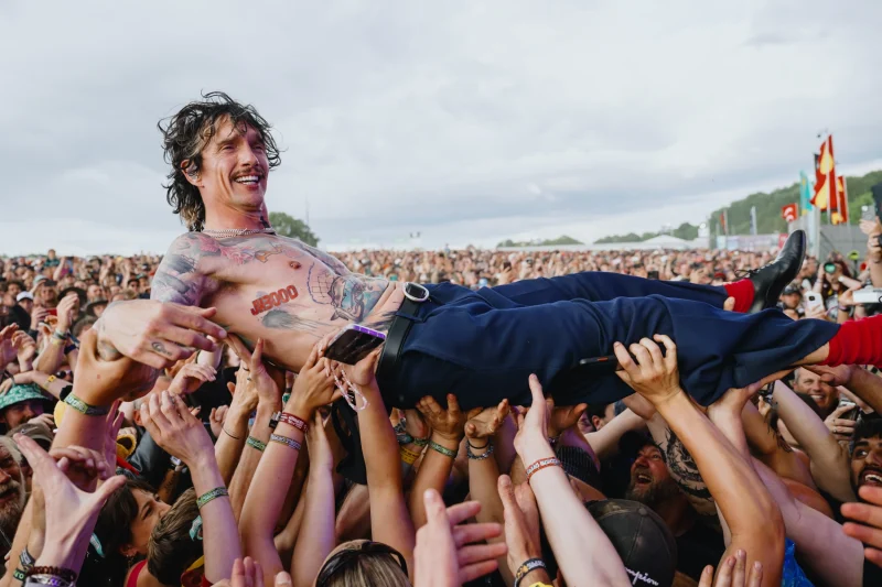 The Darkness at Download Festival 2025. Photography by Todd Owyoung and Download Festival