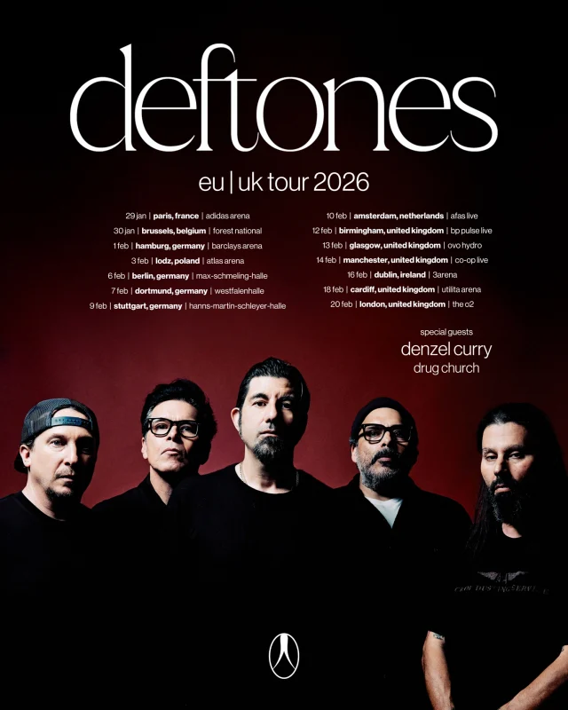 Deftones UK:EU Tour 2026