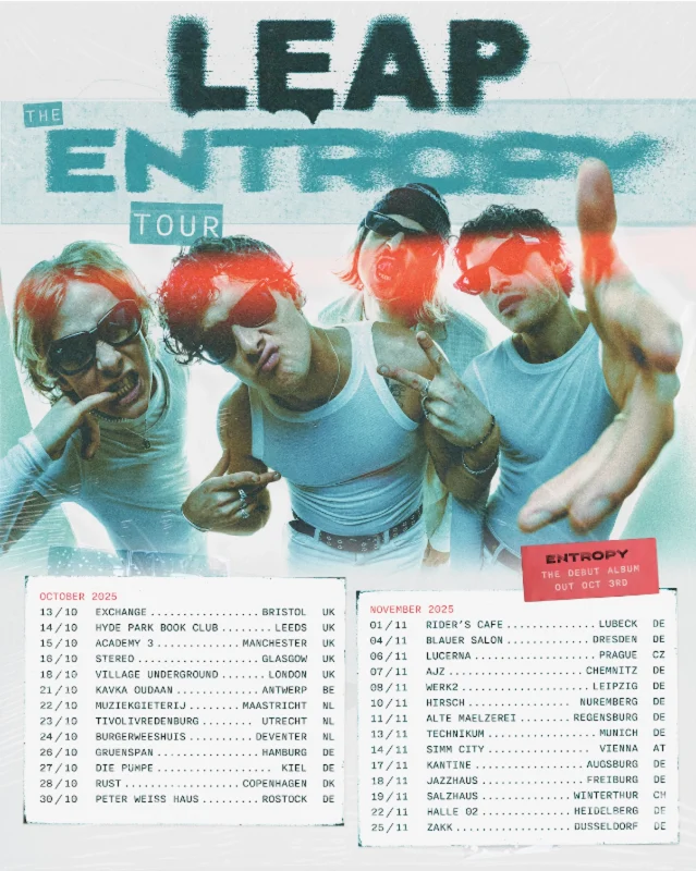 Leap UK EU Tour poster