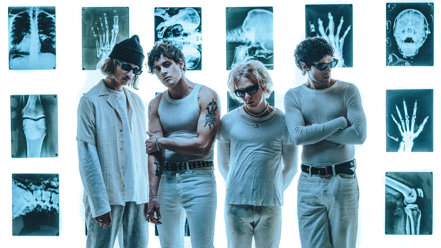 Leap band promotional photography by Liam Maxwell