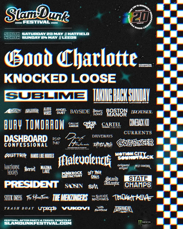 Knocked Loose and More Complete Slam Dunk Festival 2026 Line-Up Slam Dunk Festival News