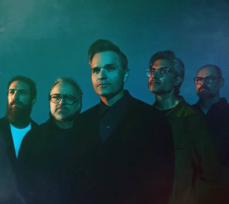 Death Cab For Cutie promotional photo 2026. Photo by Shervin Lainez