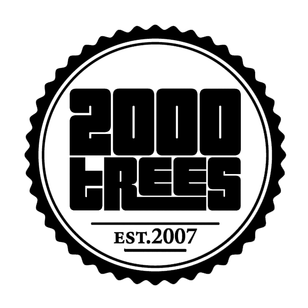 2000 Trees Logo Black