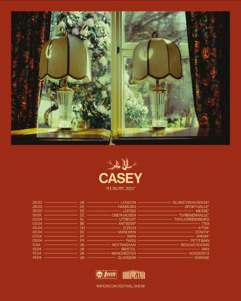 Casey UK Tour Poster