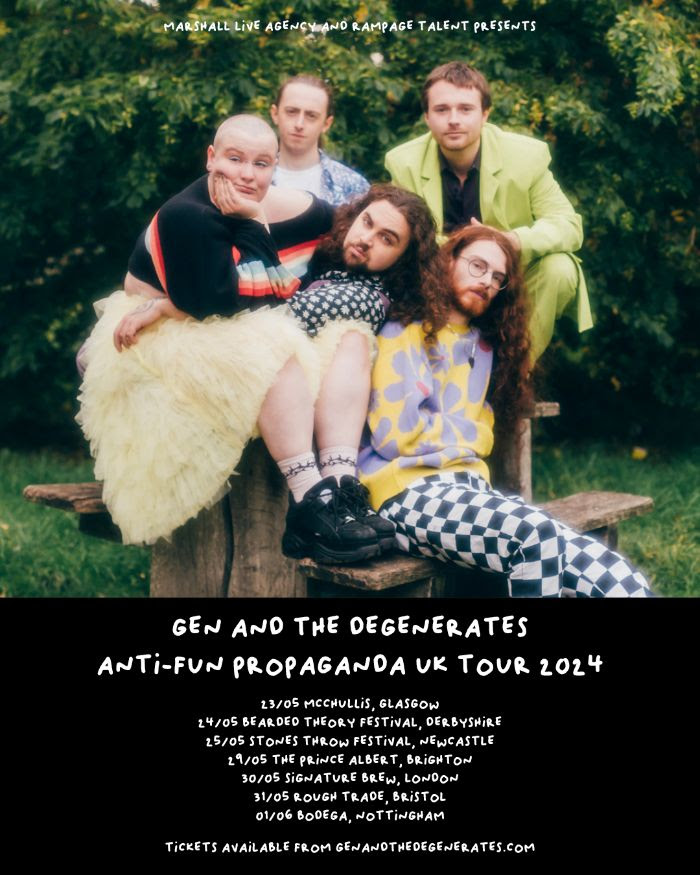 Gen and the Degenerates tour