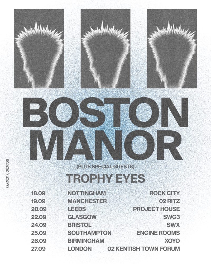 Boston Manor September UK Tour