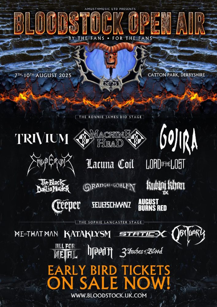 Bloodstock 2025 First Announcement Poster