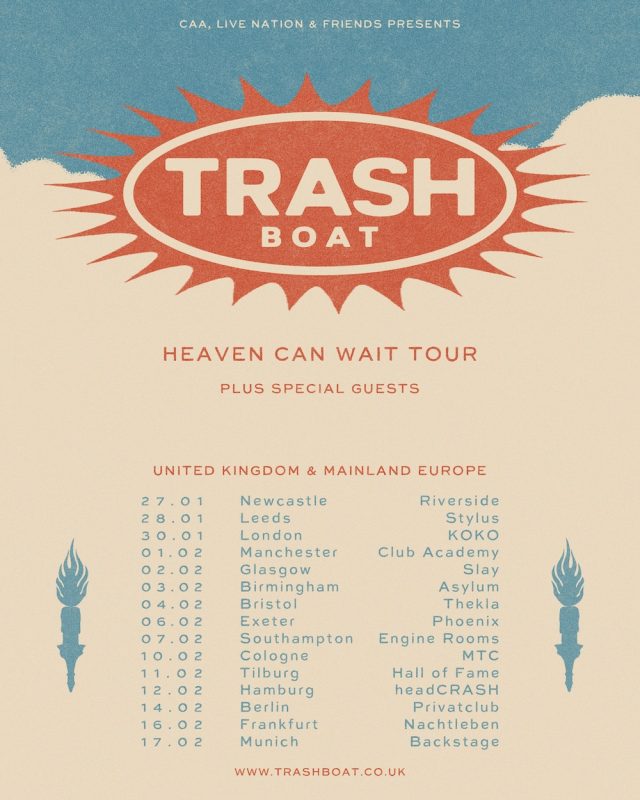 Trash Boat UK tour 2025