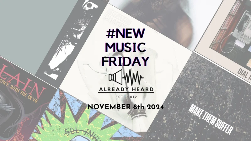 #NewMusicFriday: November 8th 2024