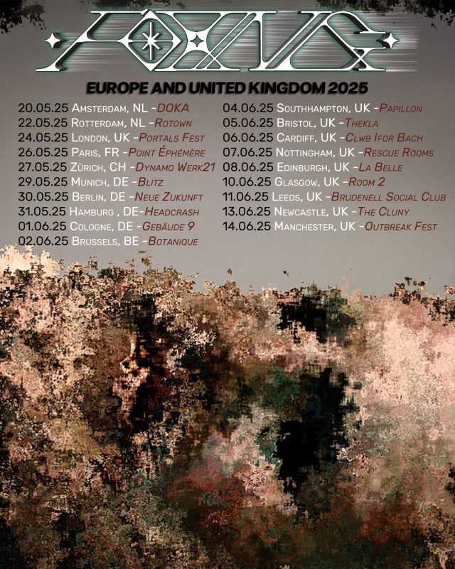 Foxing uk and europpean tour