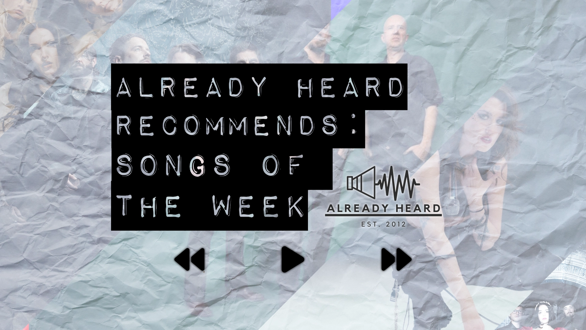 AHRecs_SOTW Already Heard Recommends- Songs of the Week (09:03:2025)