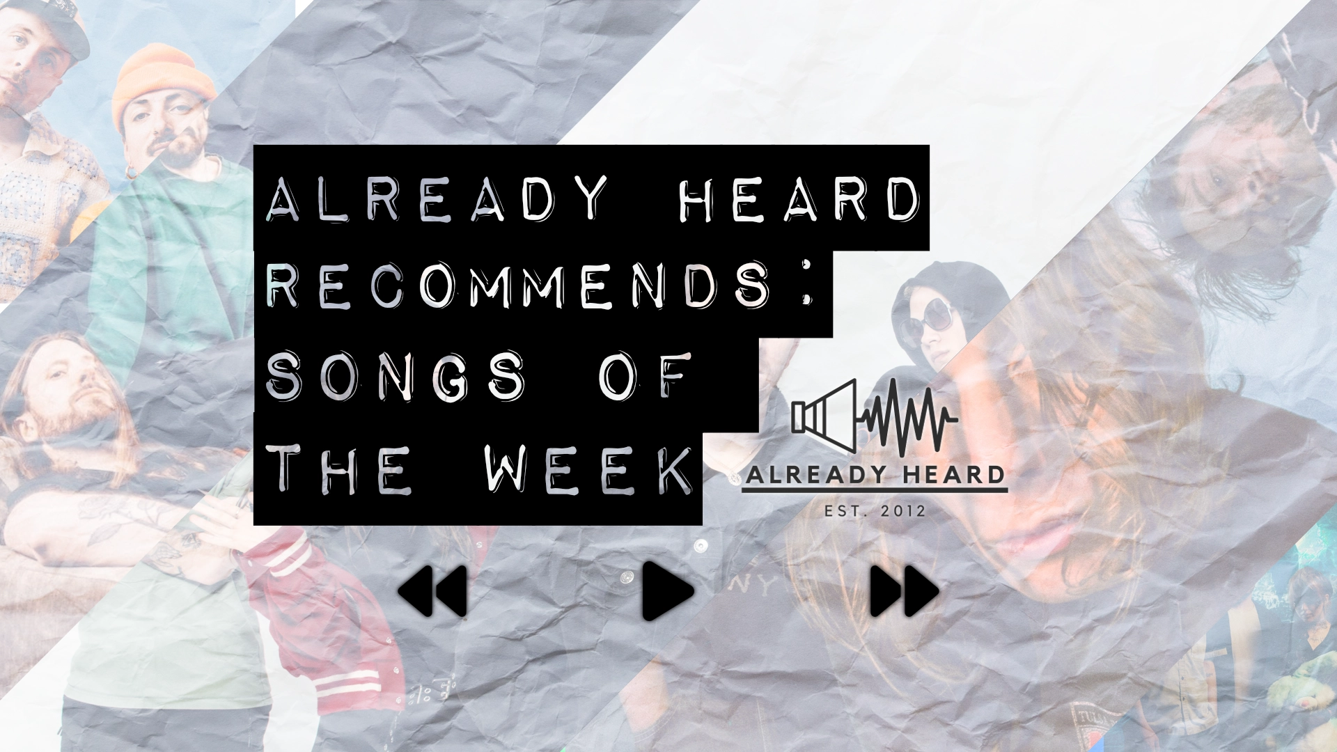 Already Heard Recommends: Songs of the Week (13/04/2025)