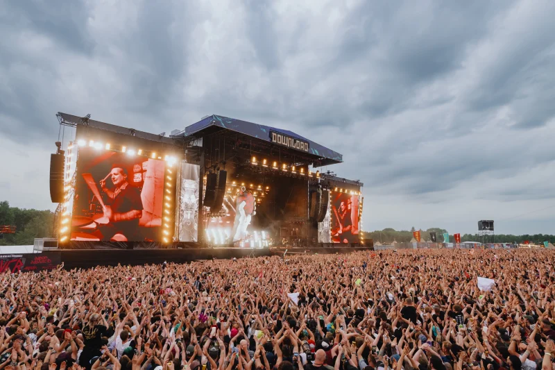 Green Day at Download Festival 2025. Photograph by Photo Credit: James Bridle and Download Festival.