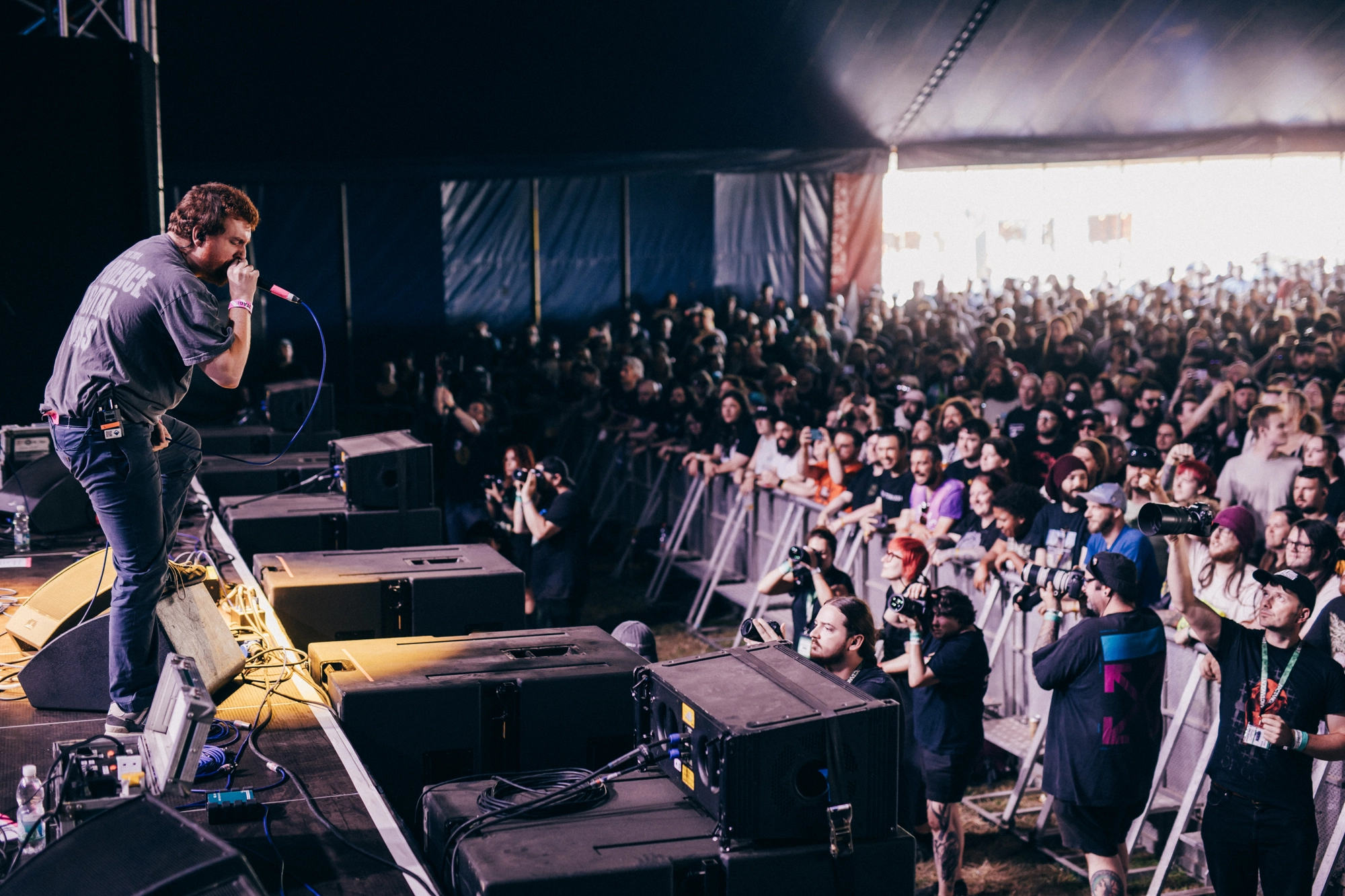 The Callous Daoboys at ArcTanGent Festival 2025. Photo by Derek Bremner.