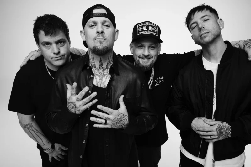 Good Charlotte band promotional photograph 2025