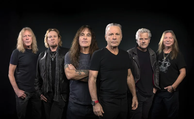 Iron Maiden 2026 promotional photograph by John McMurtrie
