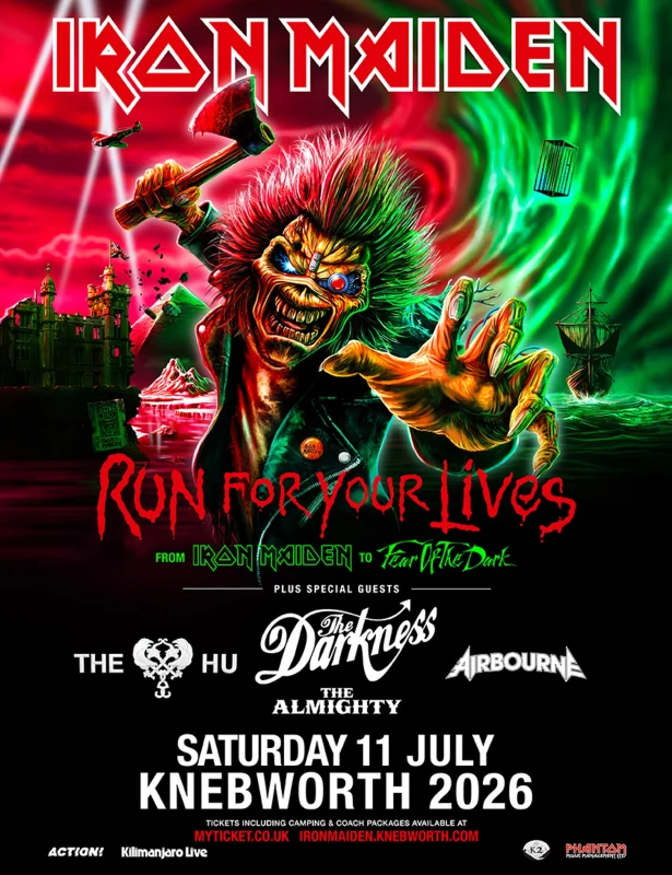 Iron Maiden Knebworth poster