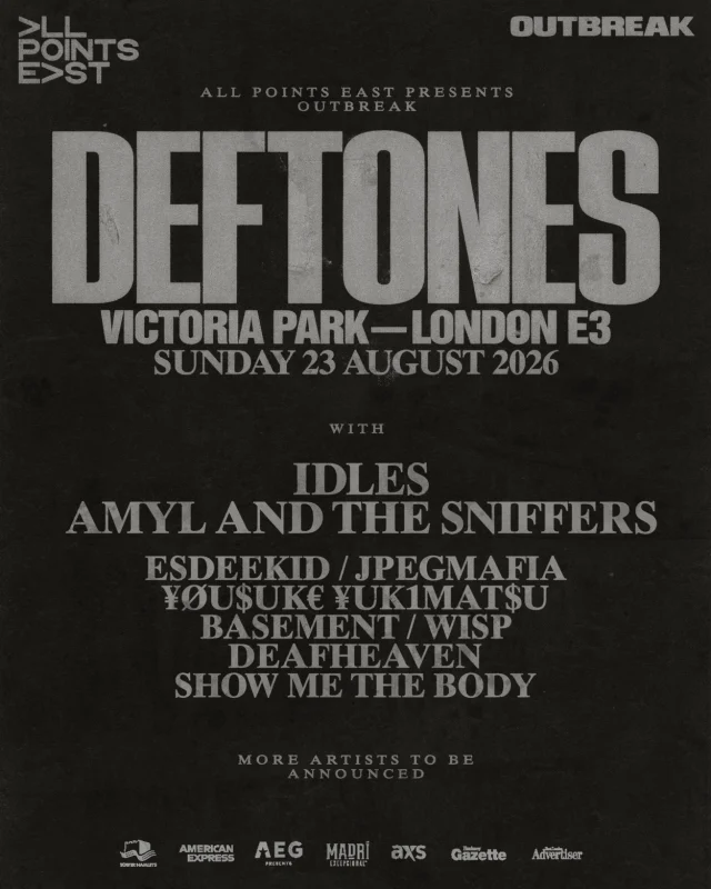 Deftones All Points East Outbreak Fest