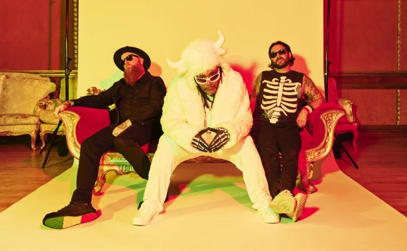 Skindred 2025 Promotional photograph cropped. Photograph by Dean Chalkley