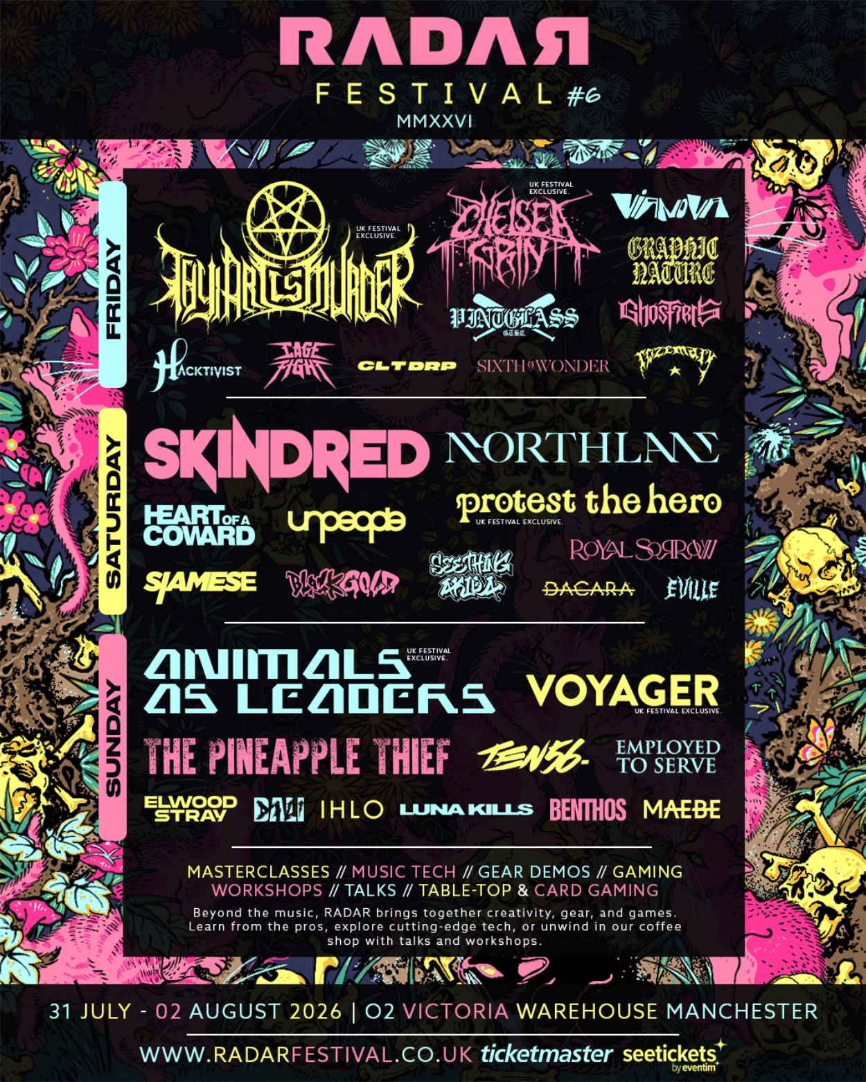 2026 Radar Festival Line-up News Dec 17 2025