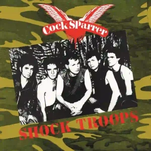 Cock Sparrer – Shock Troops artwork image for Already Heard's Influences feature with Rifle.