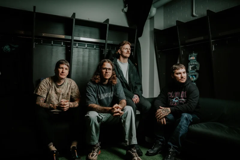 The Amity Affliction by Tom Brown. Supplied by Good As Gold Group.