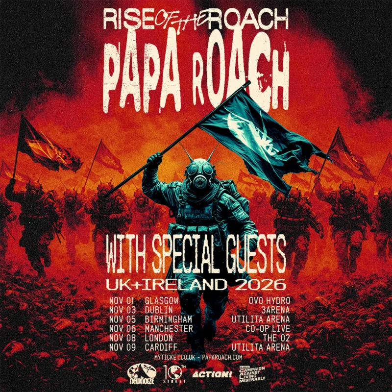 Papa Roach UK Tour 2026