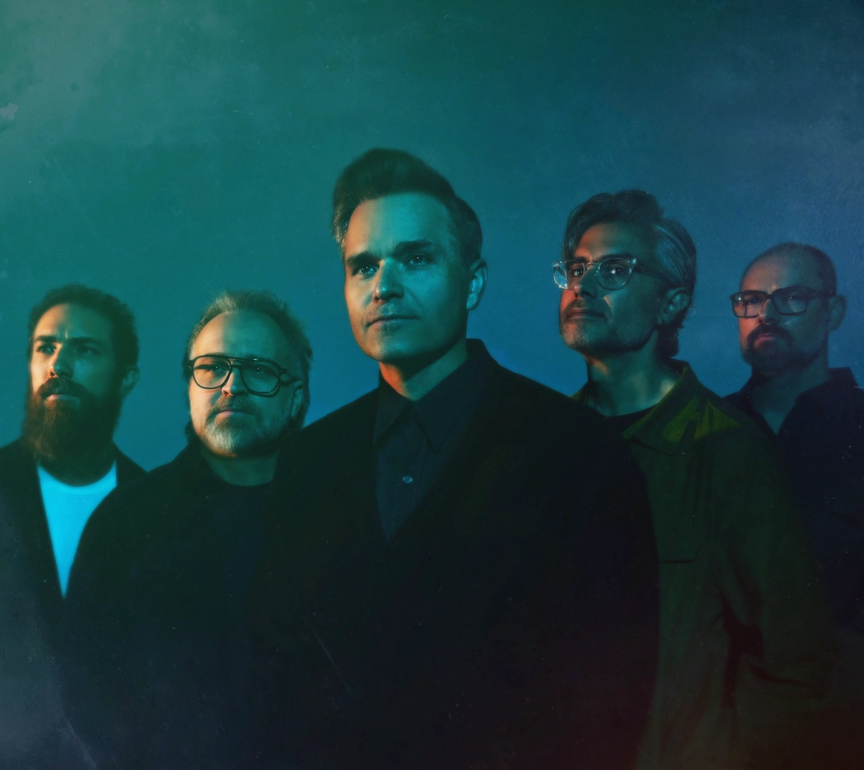 Death Cab For Cutie promotional photo 2026. Photo by Shervin Lainez