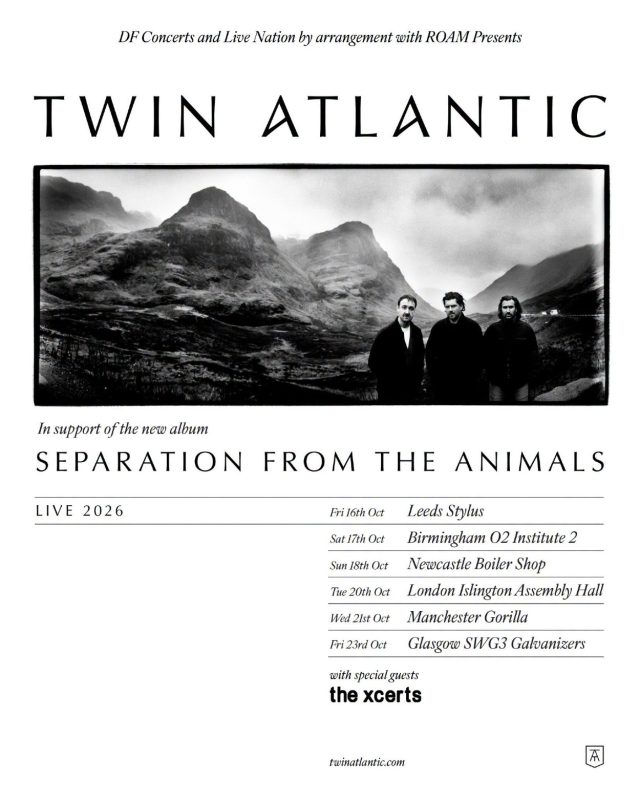 Twin Atlantic Tour with The Xcerts