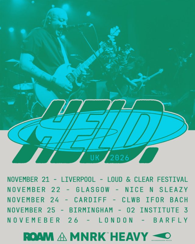 Held UK Tour Poster 2026